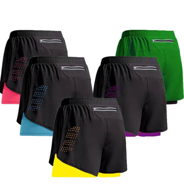 Men’s 2-in-1 Quick Dry Running & Gym Shorts – Summer Sportswear