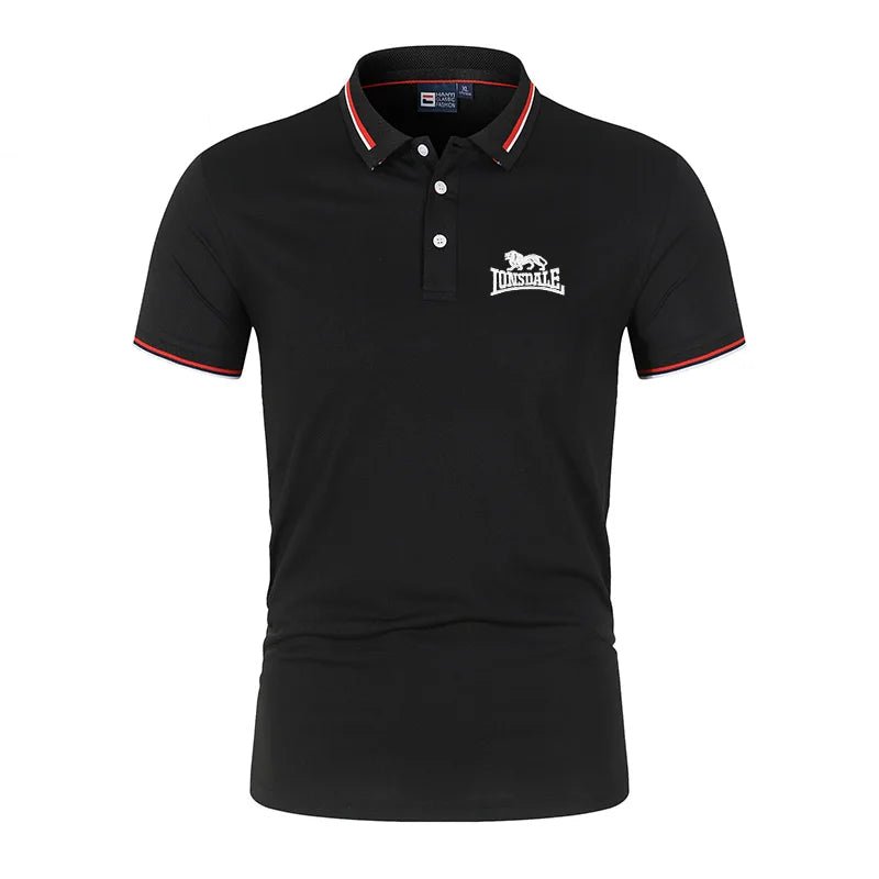 Men's Embroidered Summer Polo Shirt – Casual & Business Style