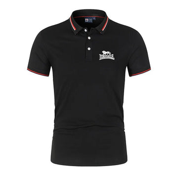 Men's Embroidered Summer Polo Shirt – Casual & Business Style