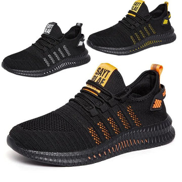 Men’s Flying Woven Casual Sneakers Plus Size 48