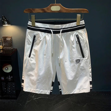 Men’s Luxury Embroidered Quick-Dry Beach Shorts 2025