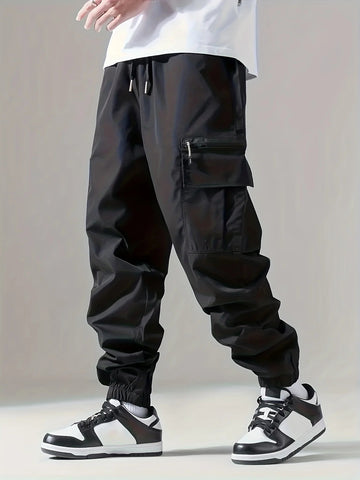 Men’s Multi-Pocket Cargo Pants – Breathable Outdoor Trousers