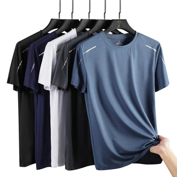 Men's Quick Dry Breathable Sports T-Shirt – Summer Outdoor