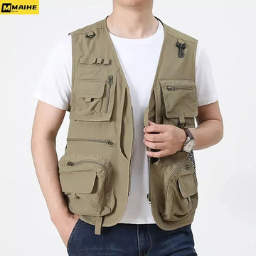 Men’s Summer Tactical Mesh Cargo Vest