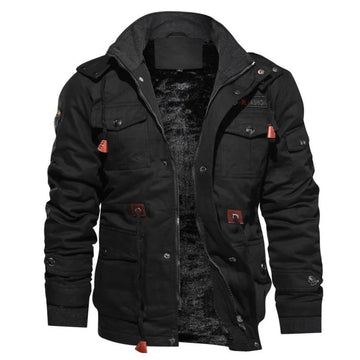Men’s Winter Military Cargo Jacket Parka