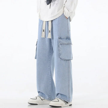 Men’s Y2K Retro Wide-Leg Work Pants
