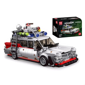 Mini Ghost Bus ECTO-1 – 636PCS Technical Car Building Block Set