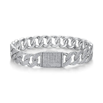 Moissanite Tennis Bracelet – 925 Silver, Gold/Platinum/Rose Plated