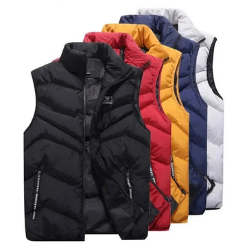 Plus Size Men’s Cotton Padded Vest