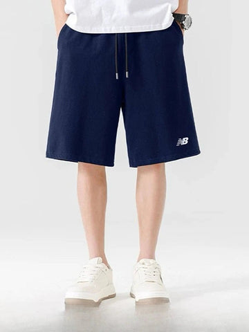 Summer Cotton Oversized Sports Shorts Men Women Casual Capri Pants