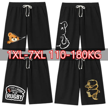 Summer Men’s Plus Size Jogger Shorts 1XL-7XL