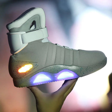 Unisex LED Skateboarding Shoes USB Rechargeable Boots