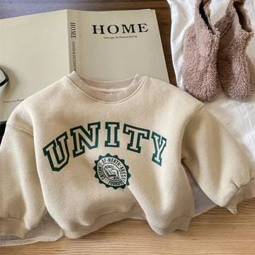 Winter Boys Letter Printed Sweatshirt